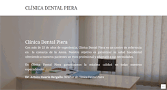 Desktop Screenshot of clinicadentalpiera.com