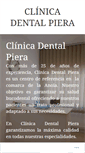 Mobile Screenshot of clinicadentalpiera.com